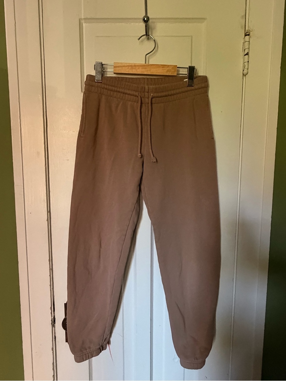 Womans TNA Brown Drawstring Jogger Pants - Casual Comfort Small